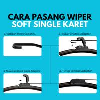 Gambar Wiper Mobil Frameless Toyota Etios Valco Model Banana Karet 1 Pcs Pembersih Kaca Depan dari Okey Motor_NEW undefined 4 Tokopedia