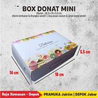 Gambar Box Donat Mini Ivory Motif (isi 50 pcs) dari Raja Kemasan undefined 2 Tokopedia