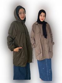 Gambar Jihani Jaket Wanita Premium Jaket Parka Anti Air Dan Anggi Jeket Hijab Jaket Panjang Jaket Syar i Jaket Wanita Terbaru Original Jaket Parka Wanita Lengan Panjang Korean style Polos Outer - Mocca, M dari JIHANI. undefined 1 Tokopedia