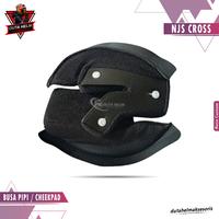 Gambar Njs Cross Cheek Pad Busa Pipi M L Custom Wings Helm Full Face - M dari DUTA HELM AKSESORIS undefined 4 Tokopedia