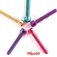 Gambar Baut Titanium M6x40 Drat 10 Panjang 4cm Original Titanium Gr5 - Gold dari Rainbow Bolt_NEW undefined 1 Tokopedia