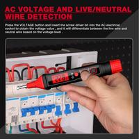 Gambar HABOTEST HT92 Tespen Sensor Detektor Voltase Tester Elektrik AC/DC Lampu Bunyi Otomatis 12-300V Detektor Voltase Alat Cek Arus Listrik Voltage Alert detector - HT123+HT92 dari Toko valentin undefined 3 Tokopedia