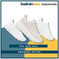 Gambar Sepatu Kronikel Active Sepatu Sneakers Casual Sport Sepatu Sneakers Olahraga Wanita - White, 41 dari Badminzone.id undefined 1 Tokopedia