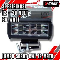 Gambar X-CASE Lampu Sorot CWL 12 Mata 12 - 30 Volt 36 Watt Universal Car Motorcycle dari Xcase Indonesia undefined 1 Tokopedia