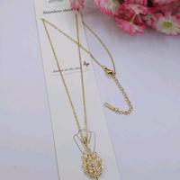 Gambar kalung titanium asli anti karat dan luntur - -, - dari makmur jaya maju undefined 2 Tokopedia