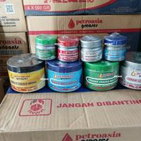 Gambar GEMUK Petroasia Greases Berbagai Varian Chassis Grease Petroasia 100gram dan 500gram (Varian Hijau Coklat Biru Grey-Hitemp) HARGA SATUAN - GREEN/HIJAU 100gram dari Baru Indah undefined 5 Tokopedia