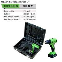 Gambar RYU RCD 12V Cordless Drill / Mesin Bor Obeng Baterai 12 Volt dari Drill&Co undefined 3 Tokopedia