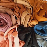 Gambar PASHMINA CREDENZA SILK/HIJAB PASMINA MALAY SILK - Hitam dari ARIMBIJILBAB undefined 4 Tokopedia