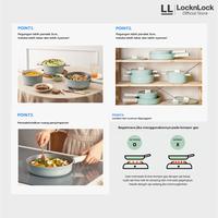 Gambar LocknLock Wajan Suit IH Casserole 20cm - CSU1202 Kitchenware - Mint dari Locknlock.indonesia undefined 5 Tokopedia