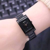 Gambar Mirete Original Jam Tangan Kasual Wanita Analog Tahan Air Baru Model Persegi / Jam Tangan Wanita Import Berkualitas - Hitam dari PKU STORE undefined 5 Tokopedia