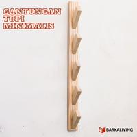 Gambar Gantungan Baju Topi Tas Minimalis Wooden Cap Hanger Modern rak  topi dari Barkaliving undefined 1 Tokopedia
