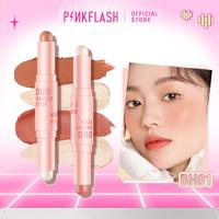 Gambar PINKFLASH DoubleShaping Magic Shaping Duo Makeup Stick | Netto 2 Gr | 2in1 Creamy Smooth Highlighter Shimmer - HS01, PINKFLASH DUO PEN dari Mafaza Beauty Oficial undefined 1 Tokopedia