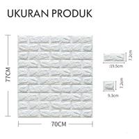 Gambar PAKET 10 PCS !!  Wallpaper Dinding 3D Foam Motif Batu Bata 70 x 77 CM - 10 Pcs Pink dari Hoptech Indonesia Jaya undefined 5 Tokopedia