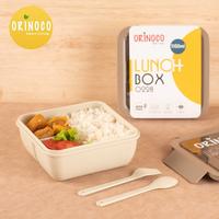Gambar LUNCHBOX SET ORINOCO 0228 1100ML KORTAK MAKAN ANTI TUMPAH - BPA FREE - Warm Grey dari Kioslunchbox bogor undefined 1 Tokopedia