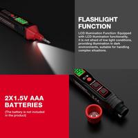 Gambar HABOTEST HT92 Tespen Sensor Detektor Voltase Tester Elektrik AC/DC Lampu Bunyi Otomatis 12-300V Detektor Voltase Alat Cek Arus Listrik Voltage Alert detector - HT123+HT92 dari Toko valentin undefined 5 Tokopedia