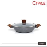 Gambar Kuali Cypruz KI-0648 Kuali Marble KI0648 Induksi +Tutup,26 cm Premium - Warna dari Jawa Electrik undefined 4 Tokopedia