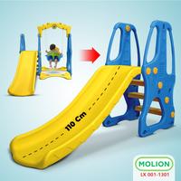 Gambar Perosotan & Ayunan Anak M1301 – Playground 2in1 Murah, HDPE Aman SNI - M1301, PINK dari toysbar_NEW undefined 5 Tokopedia