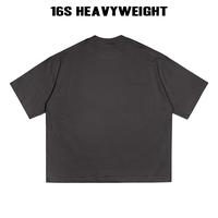 Gambar 16S BOXY FIT HEAVYWEIGHT TEE BAJU KAOS DISTRO PRIA WANITA OVERSIZE COTTON COMBAD POLOS BASIC DARK GREY - 16S BOXY DGREY POLOS, M dari Wush Club Store undefined 2 Tokopedia