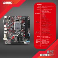 Gambar Motherboard pc VARRO H61 PLUS / B75 (USB 3.0) NVME SOCKET 1155 MURAH BERGARANSI / mod murah full set  Suport CPU Gen 2 dan 3 dari DCS Komputer_NEW undefined 2 Tokopedia