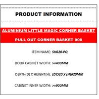 Gambar SH-ABC Pull Out Corner Basket 900. Magic Corner Basket for Kitchen Basket. dari BHINNEKA-FF undefined 4 Tokopedia