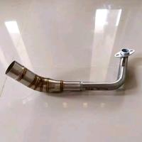 Gambar Leheran Pipa Header Knalpot Beat Karbu 2018 Street 2019 Beat Fi 2012-2015 Spacy Vario 110 125 150 160 Inlet 50mm Stainless - BEAT KARBU, 38mm dari FRA Knalpot undefined 3 Tokopedia