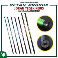 Gambar KP - Joran Pancing Tegek Keris 1.80m - 4.50m Super Ringan Serat Kaca Keras Ikan Umpan - 2.40m, Joran Keris dari Kerajaan Pancing undefined 4 Tokopedia