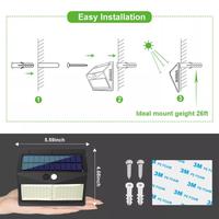 Gambar lampu led kuning warm white PIR solar power otomatis sensor cahaya dari BANDUNG TOSERBA ONLINESHOP undefined 3 Tokopedia