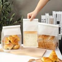 Gambar 50 PCS Kantong Roti Tawar Kertas Kraft Paper Bag Toast Box Roti Bread Croissant Zip Lock Kawat - COKLAT – 17X28 (50) dari Living Home Store3 undefined 5 Tokopedia