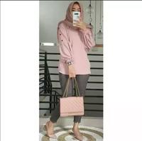 Gambar baju atasan wanita model baru/baju atasan moza/atasan ternd baru/atasan wanita kekinian/atasan termurah/atasan wanita blouse/atasan wanita viral 2025/ Muslim Dewasa Panjang Shakila Remaja Katun Casual Rempel - milo, s dari R & Q Fashion undefined 2 Tokopedia