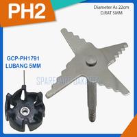 Gambar Pisau Mounting Blender model Phillip 1791 - pisau dan copel dari Sparepart Jakarta undefined 1 Tokopedia