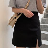 Gambar A-Line Short Skirt With Side Split 1115 (S/M/L/XL) - WHITE, M dari 99koutlet undefined 3 Tokopedia