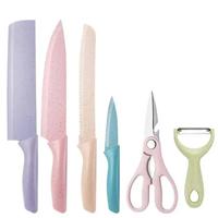 Gambar CORRUGATED KITCHEN KNIFE SET STAINLESS STEEL / PISAU DAPUR SET 6IN1 BAHAN STAINLESS HIRO ALF909 dari Belanja Elektronik undefined 5 Tokopedia