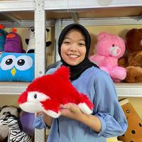 Gambar BONEKA DOLPHIN/ LUMBA-LUMBA S/ Boneka Ikan Lumba-Luma/ Mainan Edukasi Anak/ Hadiah Ulang Tahun Anak - Biru dari Cimatoys undefined 2 Tokopedia