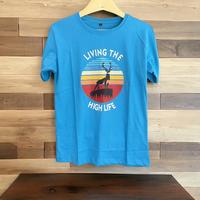 Gambar Kaos Pria Dewasa Living The High Live Bahan Cotton Combed 28s dan 30s Sablon Plastisol - Biru, L ld 100 dari sinnakids undefined 3 Tokopedia