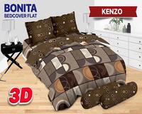 Gambar Bed Cover Flat Bonita 3D Ukuran King 180x200 Tinggi 20cm Bantal Kain - OWEN dari Roomart Indonesia undefined 3 Tokopedia