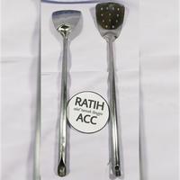 Gambar sutil stainless sotil sotel sodet codet spatula stainless - BESAR BUNTU dari Ratih ACC undefined 2 Tokopedia