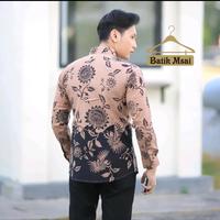 Gambar BUNGA MATAHARI,Kemeja Batik Pria Slimfit Motif Mewah Lapis Furing Lengan Panjang Bahan Katun Tebal Lembut Alusan Solo Prima Premium - S dari Batik Msai undefined 3 Tokopedia