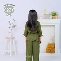 Gambar Cozy daily oneset setelan celana anak perempuan katun by.Kadugi 4-11 tahun - Mocca, M (6-7th) dari Manasikana undefined 5 Tokopedia