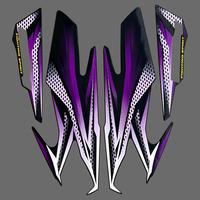 Gambar Striping Stiker Yamaha RX King tahun 2005 HITAM UNGU Fullset - Merah, All Size dari Barokah Striping undefined 2 Tokopedia