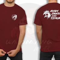 Gambar [PREMIUM] Kaos Ayam Jantan dari Timur/Kaos  PSM/Kaos Costum PSM/Atasan Pria/Atasan Wanita/Fashion Pria/Fashion Wanita - Putih Hitam, S dari Kalomang Wear undefined 2 Tokopedia