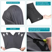 Gambar Elfs Active Running Shorts - Celana Pendek Ringan Lari Jogging Marathon Olahraga Parasut - Abu Tua, M dari Elfs Active undefined 2 Tokopedia