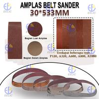 Gambar EELIC AMS-30X533 Amplas Belt Sander Isi 1 Pcs Ada Pilihan 5 Type Sabuk Pengamplasan Grit P120, A320, A600, A800, A1000 - P120 dari EELIC_NEW undefined 2 Tokopedia