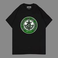 Gambar kaosmurah THE CLOVES AND TOBACCO - KAOS BAND  DISTRO MUSIK PUNK PRIA WANITA kaos vintage pria - LOGO BULAT HIJAU, M 30S dari ALFIAN SUNARDI. undefined 3 Tokopedia