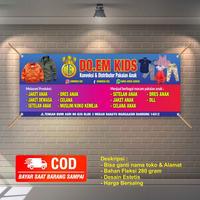 Gambar Banner spanduk backdrop TOKO BAJU, KONVEKSI, BAJU MUSLIM, DLL 3X1M dari PRINTERUS 28 undefined 1 Tokopedia