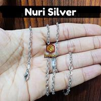 Gambar Kakung Titanium Nuri Silver Pria dan Wanita Anti Karat - 0.8, 45cm dari RoukiesGT undefined 2 Tokopedia