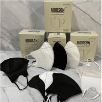 Gambar MOUSON ALKINDO Masker Duckbill Dewasa 4ply Garis 1 Kotak isi 50 pcs Ada EMBOSS - Mouson 4Ply Hitam dari Pusatmurahstore undefined 1 Tokopedia
