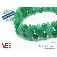 Gambar VeE Gelang Terapi Kesehatan Batu Giok Hijau Asli Model Wajik Bola dari Vee Jewelry Store undefined 3 Tokopedia
