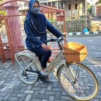 Gambar Keranjang sepeda/ keranjang sepeda rotan / keranjang rotan - standar lonjong dari Kee.nara Kios Online undefined 1 Tokopedia
