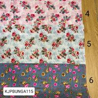 Gambar KAIN KATUN JEPANG MOTIF BUNGA (per 0,5 Meter)/ lebar 115 CM / Katun printing premium/ Kain meteran eceran/ Kain Murah - 1 dari Onemetrefabric_NEW undefined 3 Tokopedia