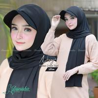 Gambar PASHMINA TOPI JERSEY OVAL INSTAN - Hitam dari FashionJilbab undefined 1 Tokopedia
